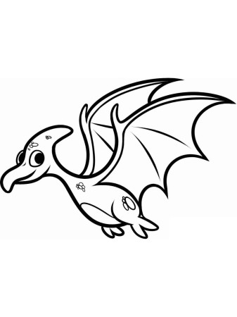Pterodactyl coloring pages