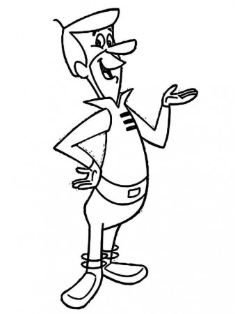 George Jetson Coloring Page - Free Printable Coloring Pages for Kids