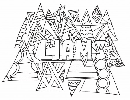 5 Free Liam Coloring Pages — Stevie Doodles