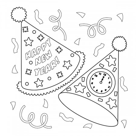 2023 Coloring Pages for Kids: Fun & Free Printable Coloring & Activity Pages  for the New Year | Printables | 30Seconds Mom