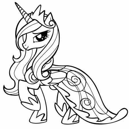 My Little Pony - Princess Celestia is a majestic winged unicorn