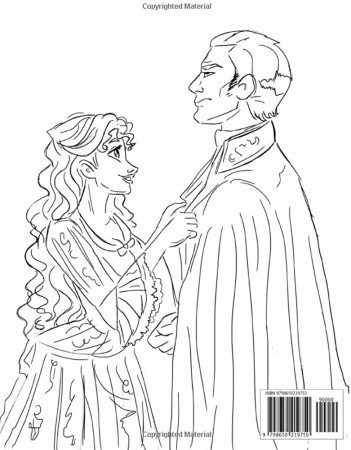 Phantom of the Opera coloring book: Color Wonder Coloring Books For Adults  Relaxation Stress Relieving : BYRD, JANNA: Amazon.sg: Books