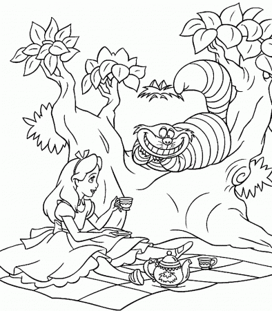 Alice Printable Coloring Pages - Coloring Pages For All Ages
