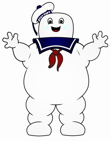 How to Draw Stay Puft Marshmallow Man - How to Draw Cartoons