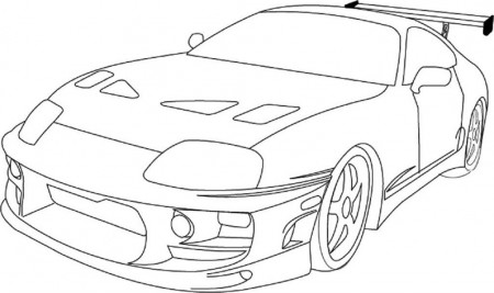 furious coloring pages toyota supra ...pinterest.com