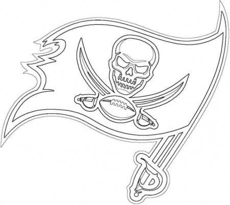 Tampa Bay Buccaneers logo coloring page ...coloring1.com