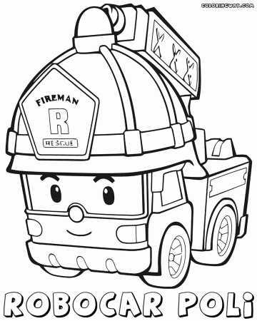 Robocar Poli coloring pages | Coloring pages to download and print