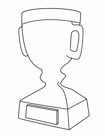 Printable Trophy Coloring Pages - Get Coloring Pages