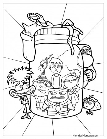 28 Inside Out Coloring Pages (Free PDF ...