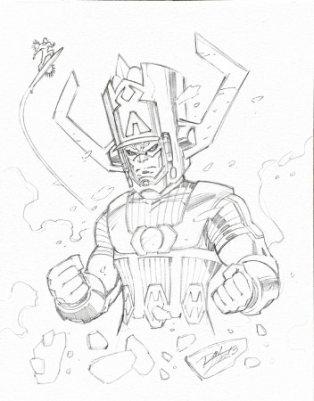 Galactus - Ron Lim, in D D's Marvel Characters Comic Art Gallery Room
