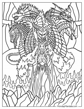 20 Dungeons & Dragons Coloring Pages ...