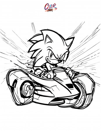 Super Sonic Coloring Pages — 30+ Best ...