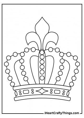 Crown Coloring Pages (Updated 2023)