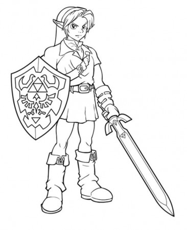 20 Free Zelda Coloring Pages for Kids and Adults