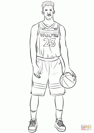 Jimmy Butler coloring page | Free ...