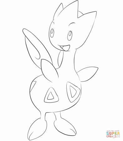 Togetic coloring page | Free Printable Coloring Pages