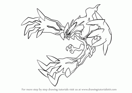 Learn How to Draw Yveltal from Pokemon (Pokemon) Step by Step : Drawing  Tutorials
