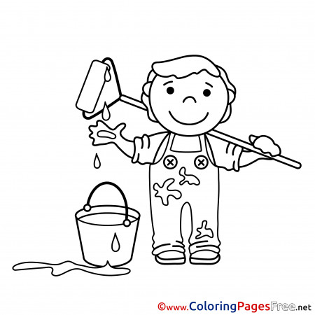Children Coloring Pages free Painter