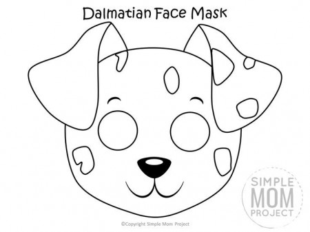 Free Printable Dog Face Mask Templates | Disfraces de perro para niños,  Mascara de animales, Máscara de perro