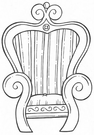 throne, free coloring pages | Coloring Pages