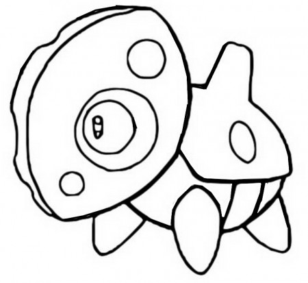 Coloring Pages Pokemon - Aron - Drawings Pokemon