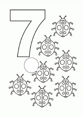 Number 7 Coloring Pages Easy Learning | Educative Printable ...
