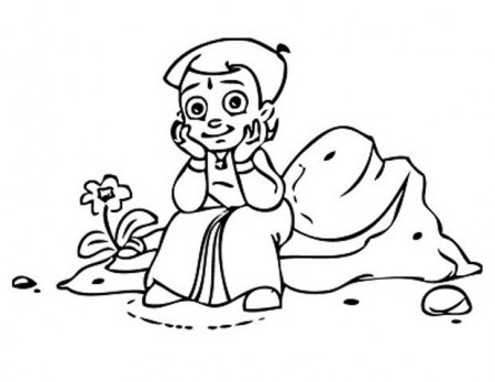 Kids Page: Chota Bheem Coloring Pages for Kids