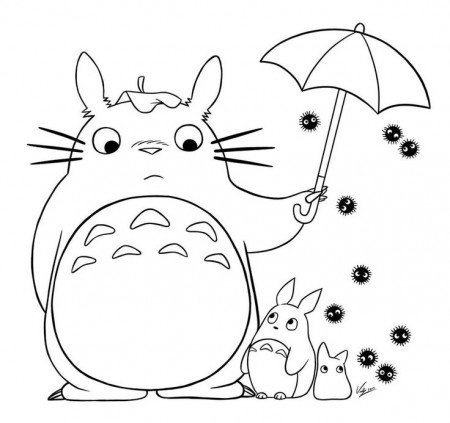 Studio Ghibli Coloring Pages at GetDrawings | Free download