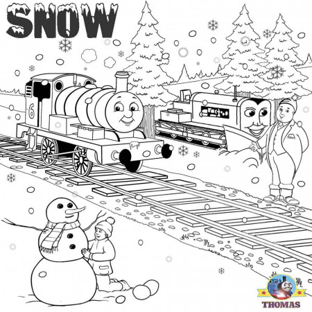 Thomas Christmas Coloring Sheets For Children Printable Pictures ...