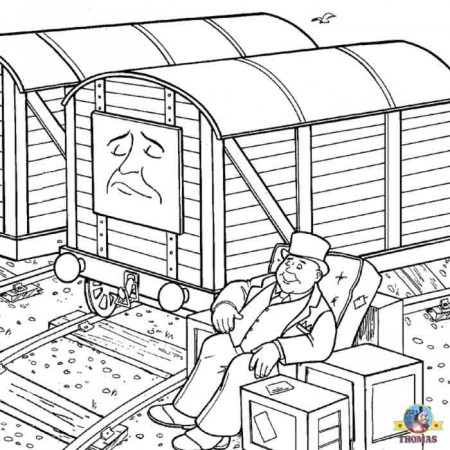 Kids Free online coloring pages Thomas train printable pictures ...