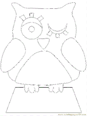 Cartoon Owls Coloring Pages - Coloring Pages For All Ages