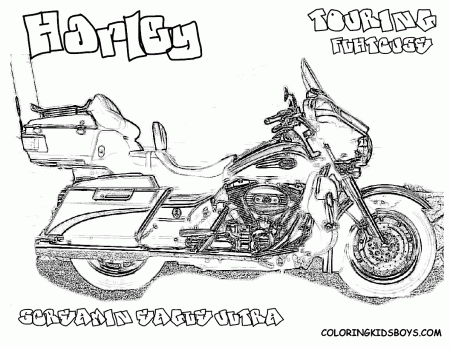 Harley Davidson Coloring Book