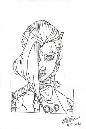 I drew Jinx from Arcane and would like ...