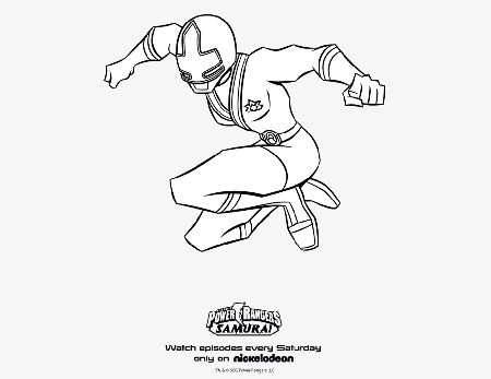 Power Rangers Samurai Coloring Pages Groups X