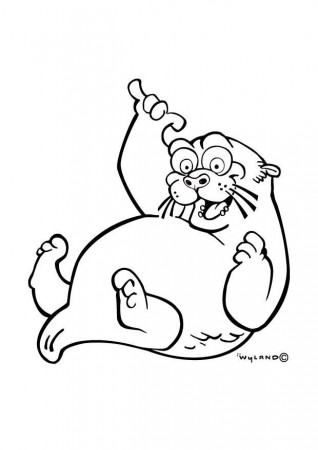 Coloring page otter - img 9010.