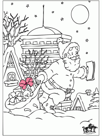 Santa Claus Coloring Printables