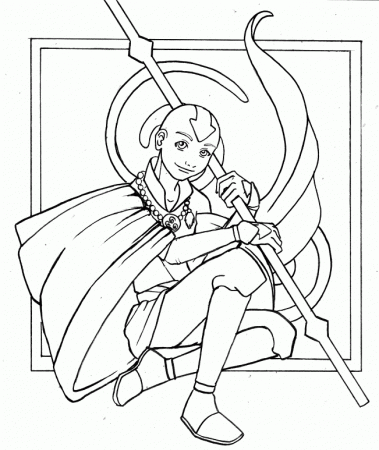 Aang Avatar Coloring Pages « Printable Coloring Pages