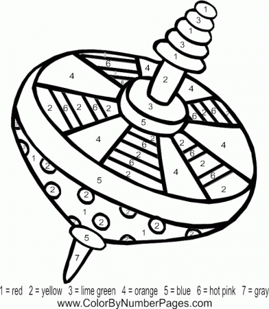 Color by Number Coloring Pages