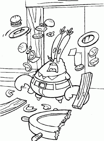 spongebspongebob Colouring Pages (page 2)