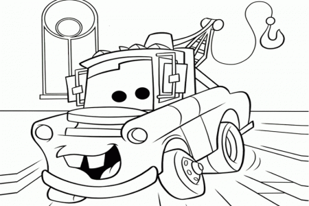 Disney Cars Mater Coloring Pagescoloring In Cars Coloring Pages 