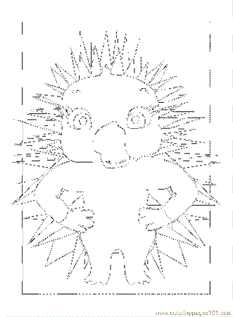 Coloring Pages Bposterechidna (Sports > Olympics) - free printable 