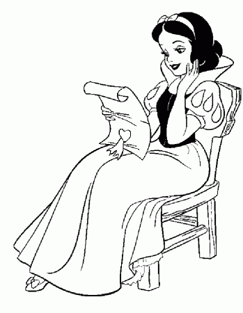 Snow White Coloring Pages