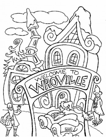 Whoville coloring page | Christmas