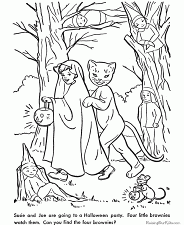 Spooky Coloring Pages for Halloween - 007
