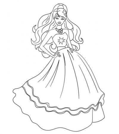 Top 50 Free Printable Barbie Coloring Pages Online | Barbie coloring pages,  Barbie drawing, Coloring pages for girls