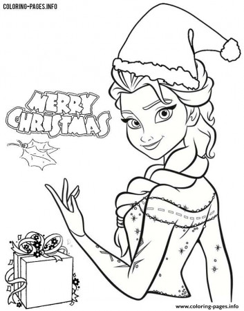 Print frozen elsa disney princess christmas coloring pages | Frozen  coloring pages, Frozen coloring, Elsa coloring pages