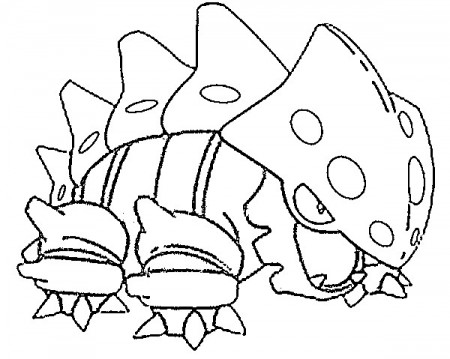Coloring Pages Pokemon - Lairon - Drawings Pokemon