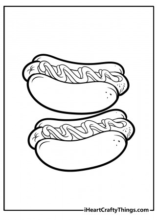 Printable Food Coloring Pages (Updated 2023)