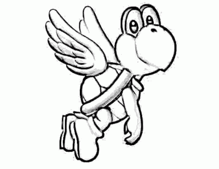 Pictures Of Yoshi To Color - Coloring Pages for Kids and for Adults