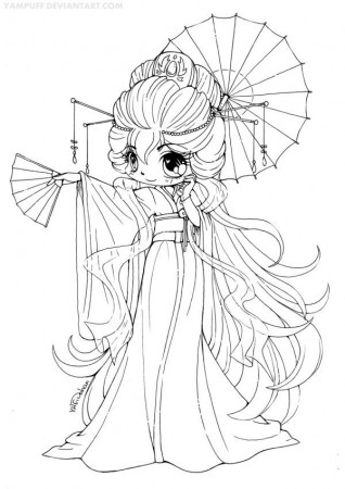 Chibi Anime Fairy Coloring Pages - Coloring Pages For All Ages